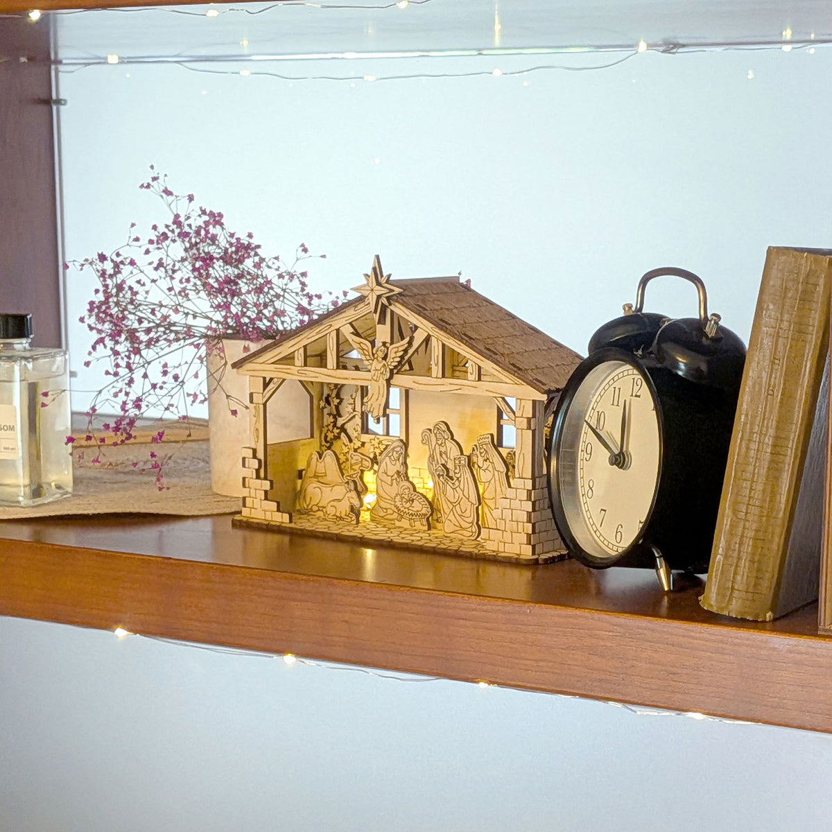 Christmas Nativity Scene – Holy Family, Angel, Animals, Star & Three Wise Men - Glowforge