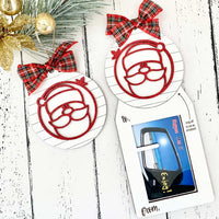 Christmas Ornament Gift Card Holder with 5 Characters - Glowforge