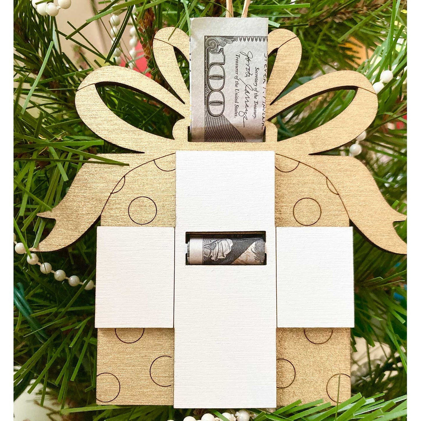 Christmas Ornament Money Gift Holder (Set of 5) - Glowforge
