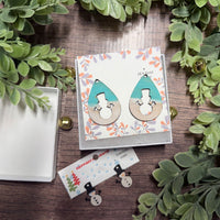 Christmas Snowman Dangle Earrings (Set of 2) - Glowforge