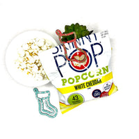 Christmas Stocking Shaped Bookmark with Card Backer - Paperclip - Snack Bag Closure