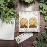 Christmas Town Dangle Earrings - Glowforge