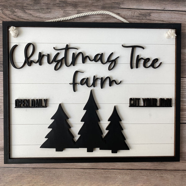 Christmas Tree Farm Sign – Glowforge Shop