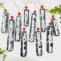 Christmas Word Ornaments (Set of 10) – Collection Two - Glowforge