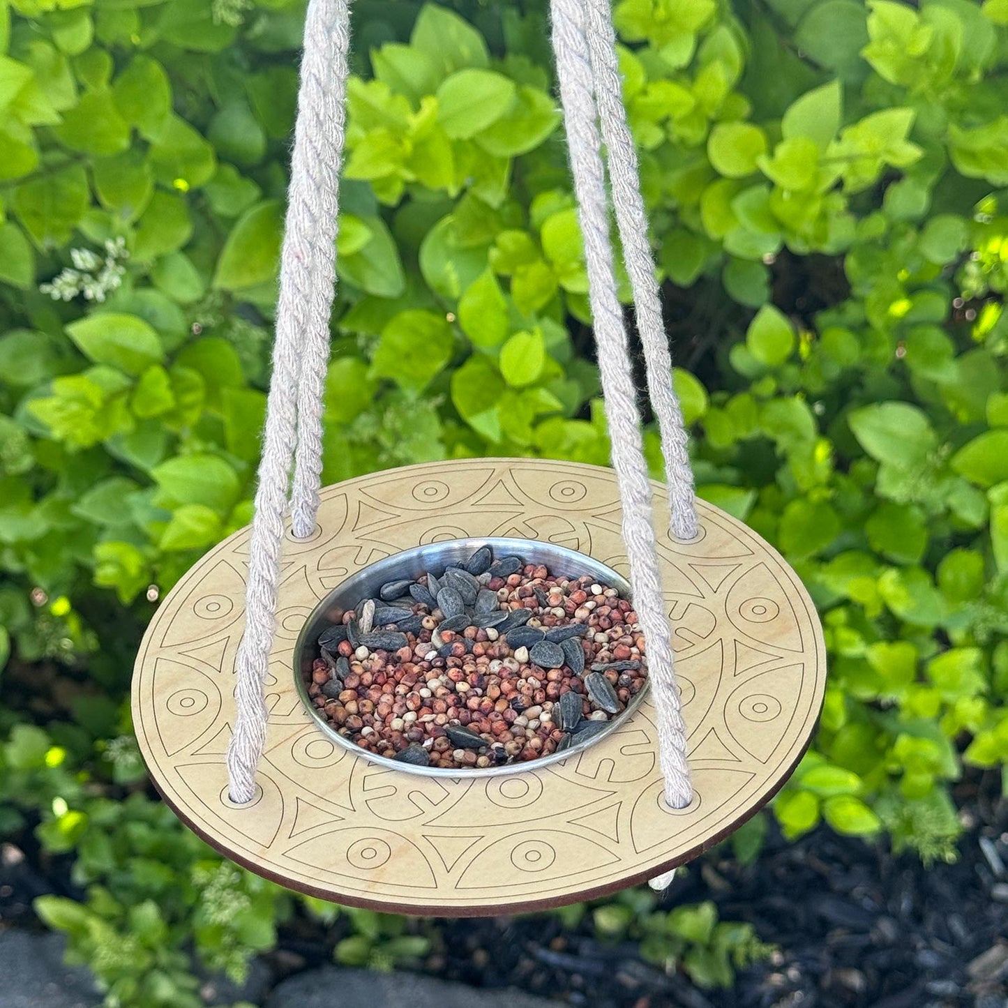 Circle Mandala Bird Feeder Kids Craft - Glowforge