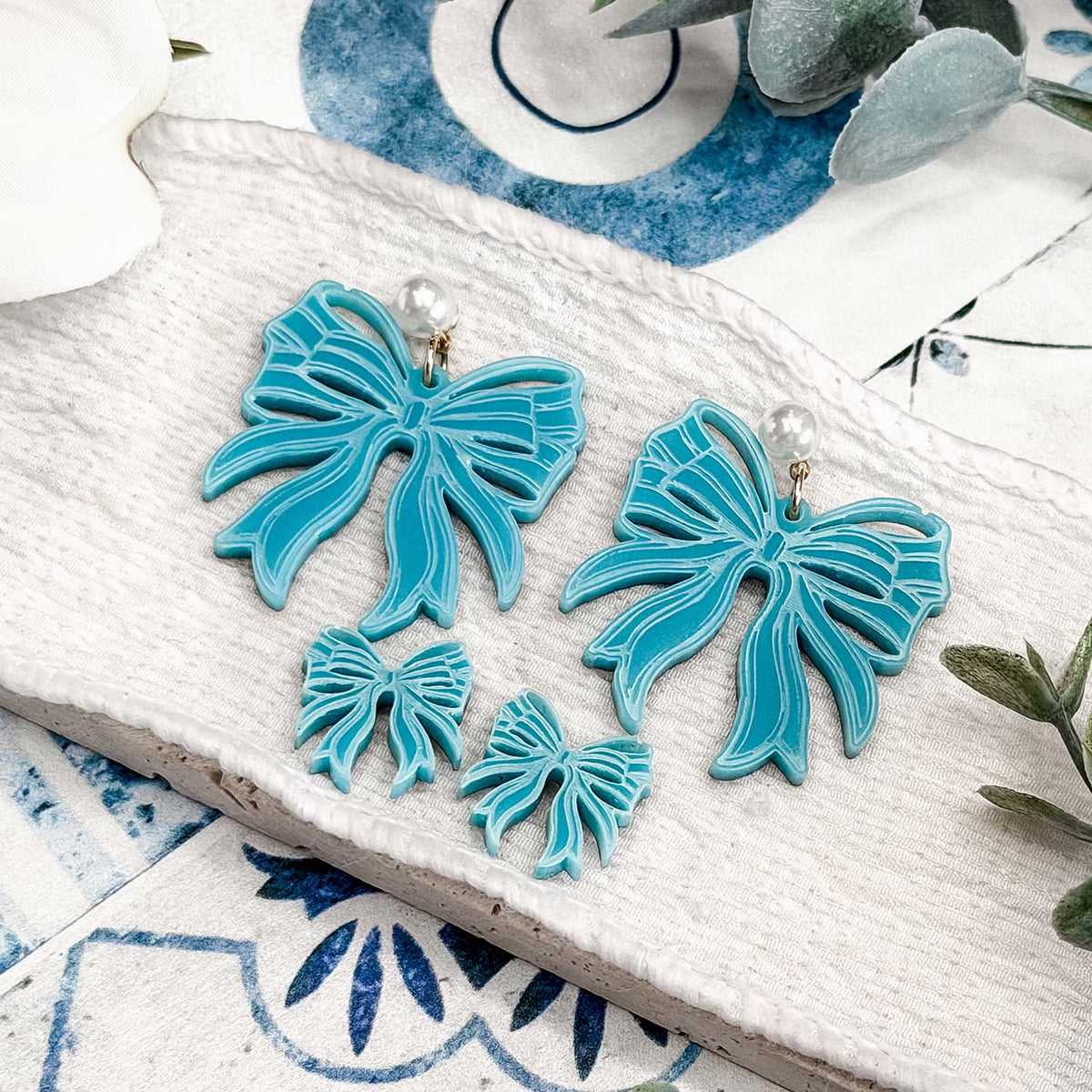 Classic Bow Earrings Set - Glowforge