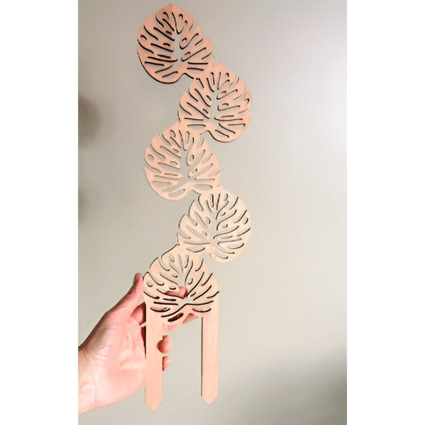 trellis for monstera plant Climbing Monstera Leaf Trellis – Glowforge Shop