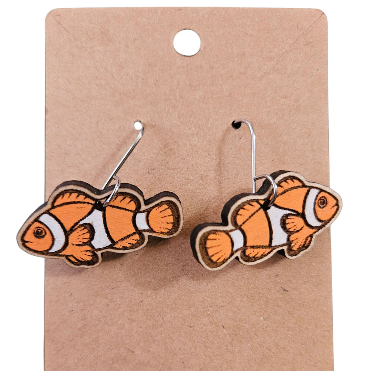 Clownfish Earrings - Glowforge