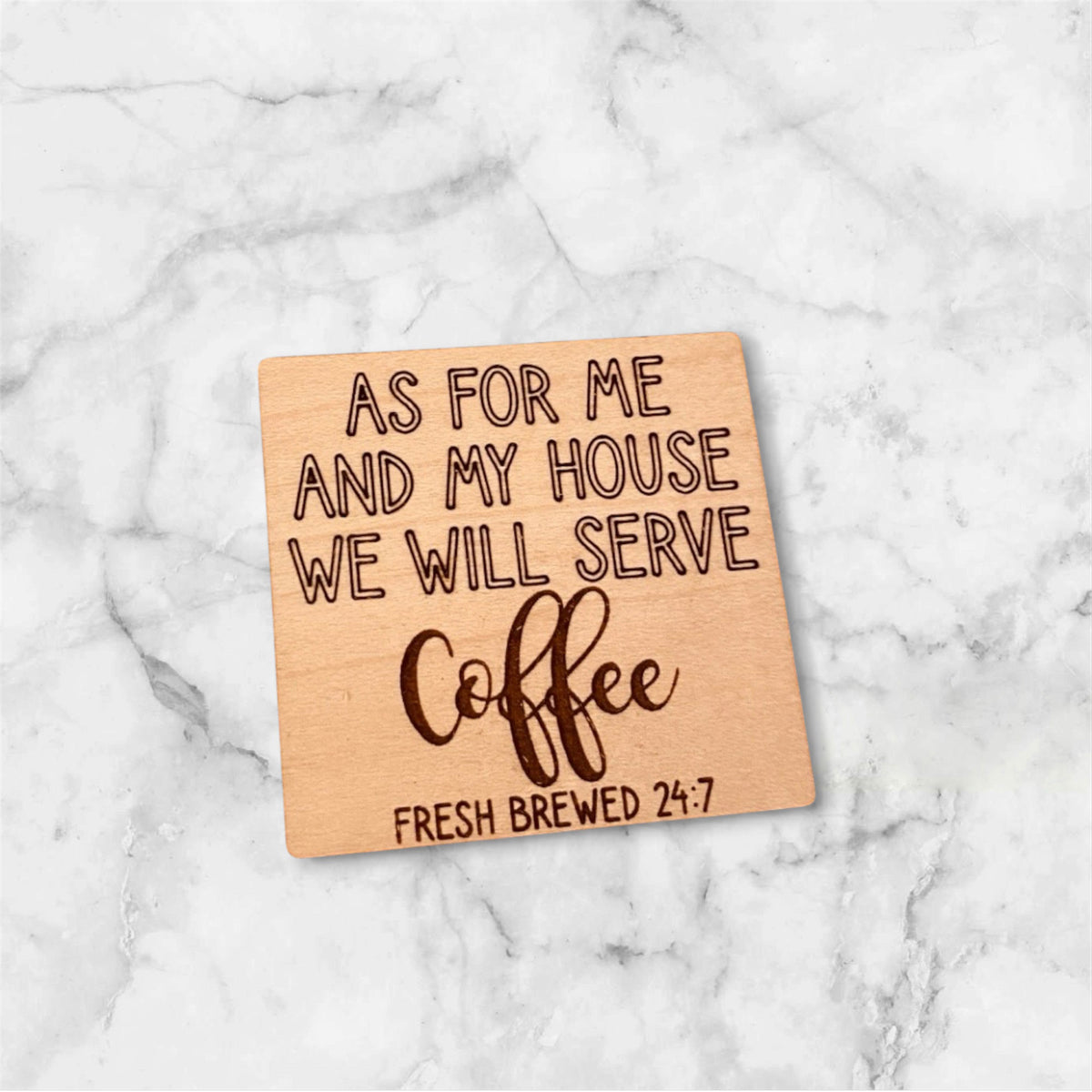 Coffee Bar Shelf Sitter Home Decor Sign - Glowforge
