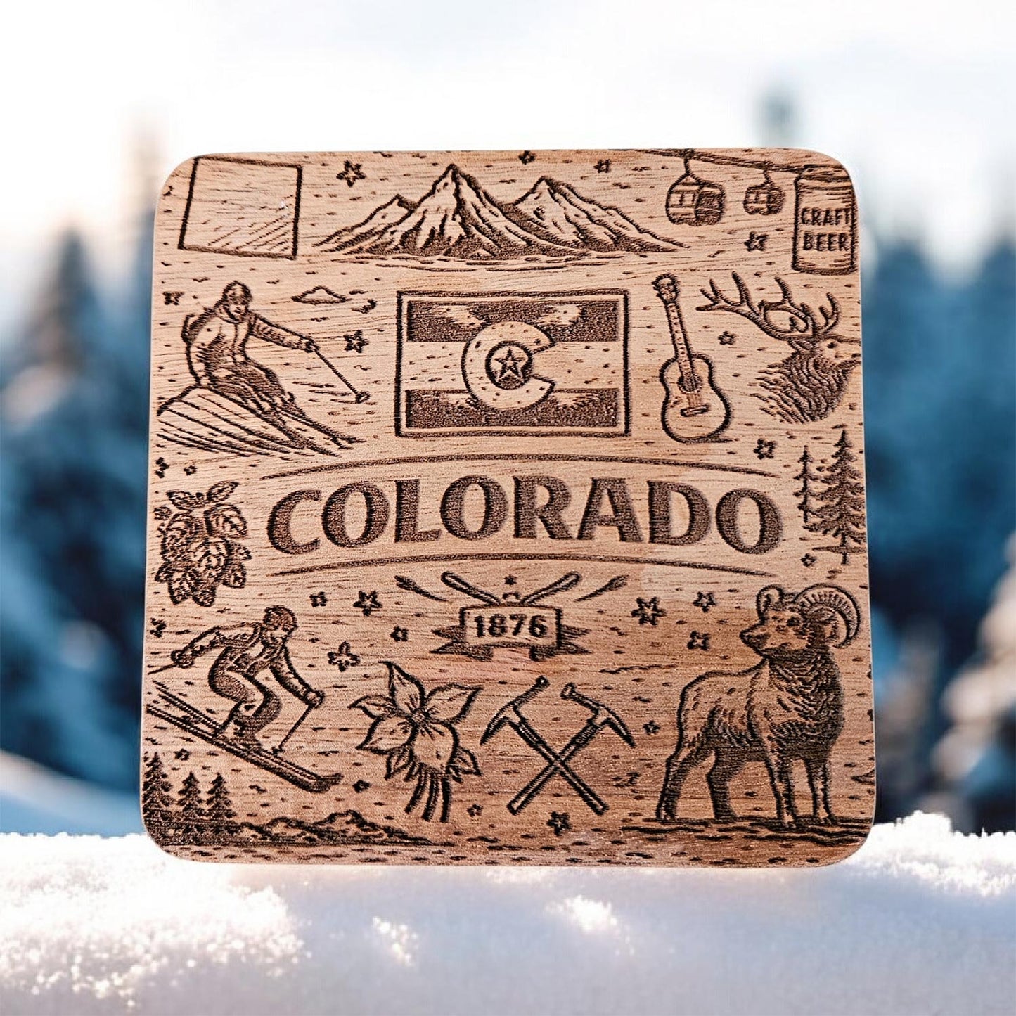 Colorado Coaster Design - Glowforge