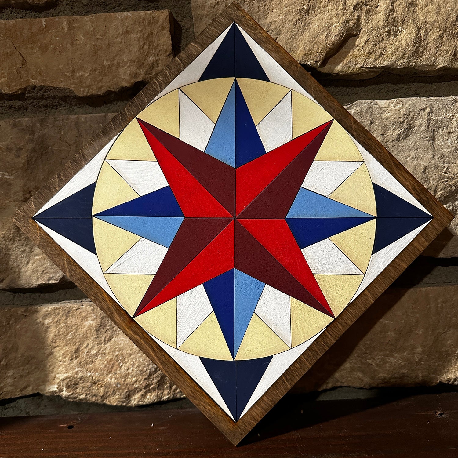 Compass Rose Barn Quilt – Glowforge Shop