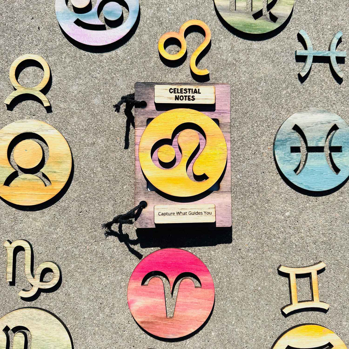 Complete Zodiac 4x6 Pocket Notebook Cover (Set of 12) Signs - Glowforge
