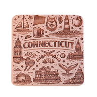 Connecticut Coaster Design - Glowforge