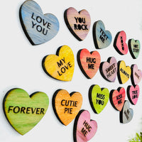 Conversation Heart Cutout Collection (Set of 18) - Glowforge
