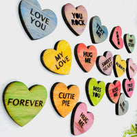 Conversation Heart Engraved Collection (Set of 18) - Glowforge