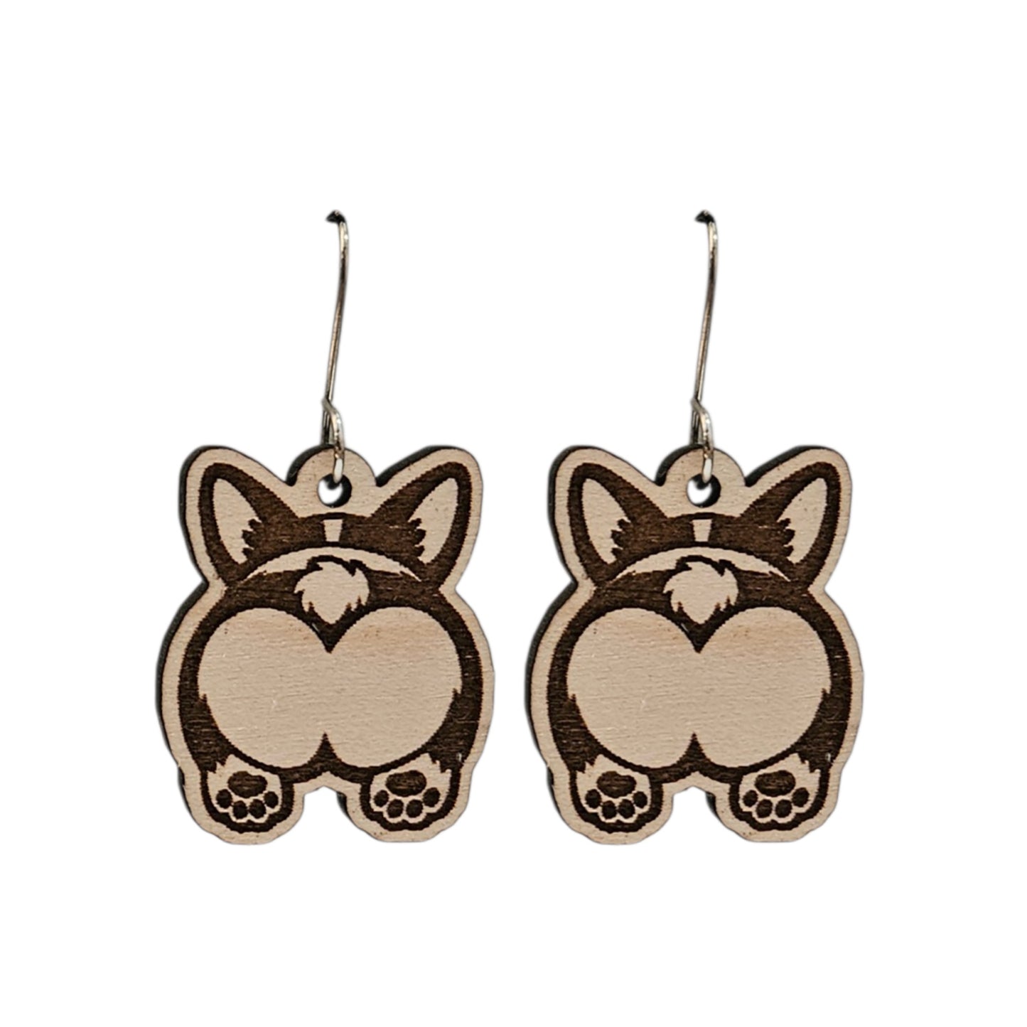 Corgi Butt Earrings - Glowforge