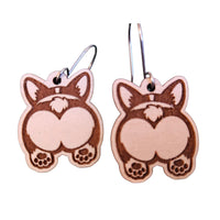 Corgi Butt Earrings - Glowforge