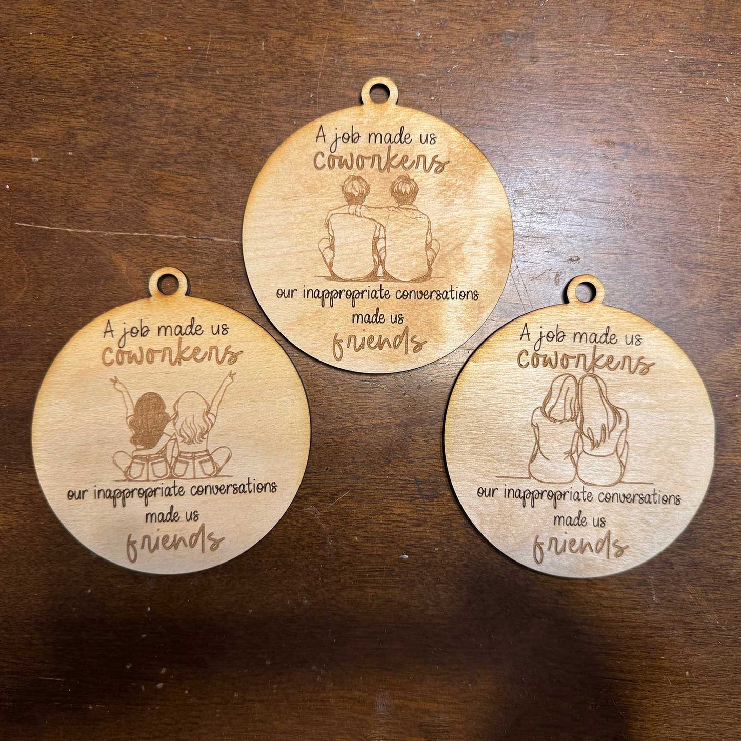 Coworkers to Friends Ornament 