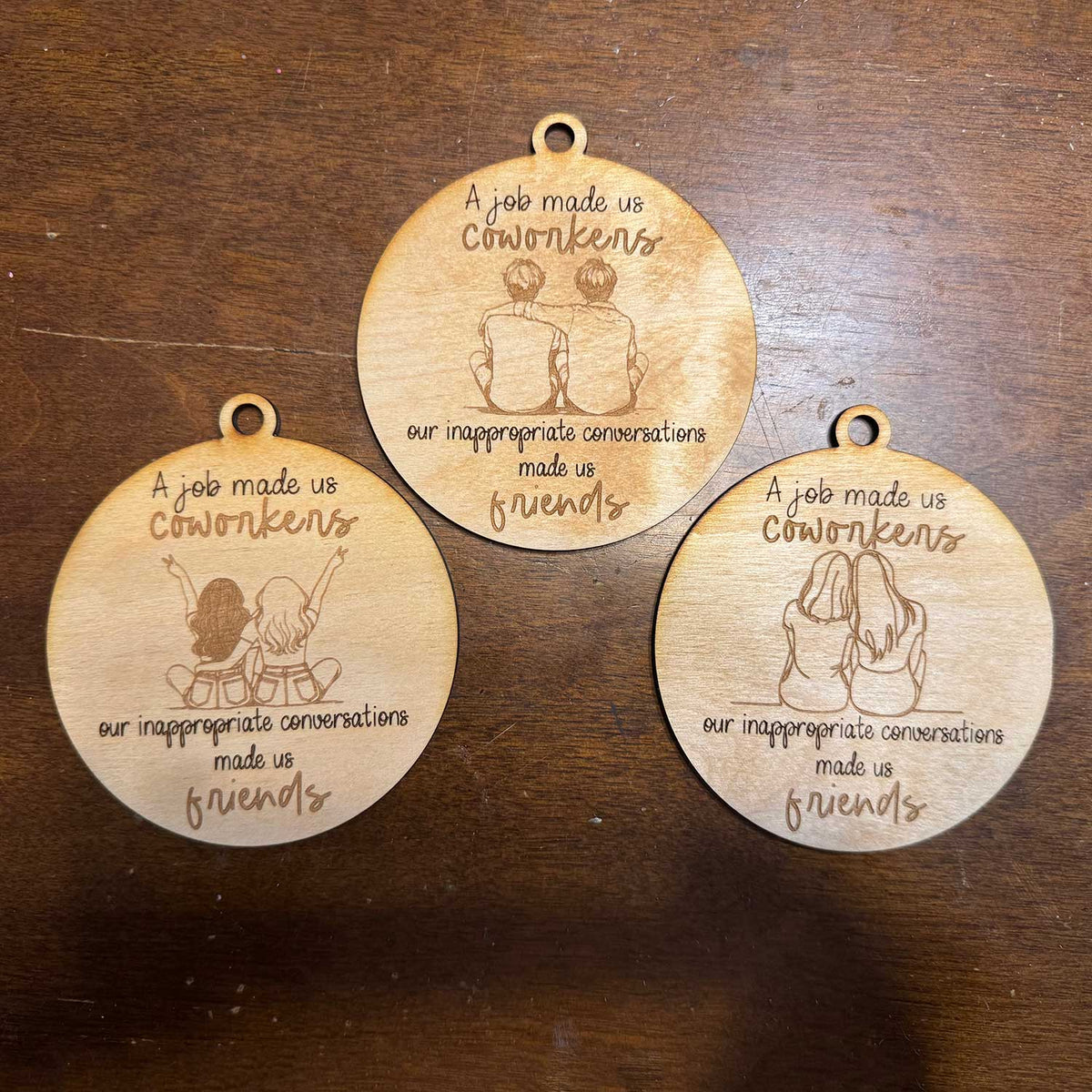 Coworkers to Friends Ornament 
