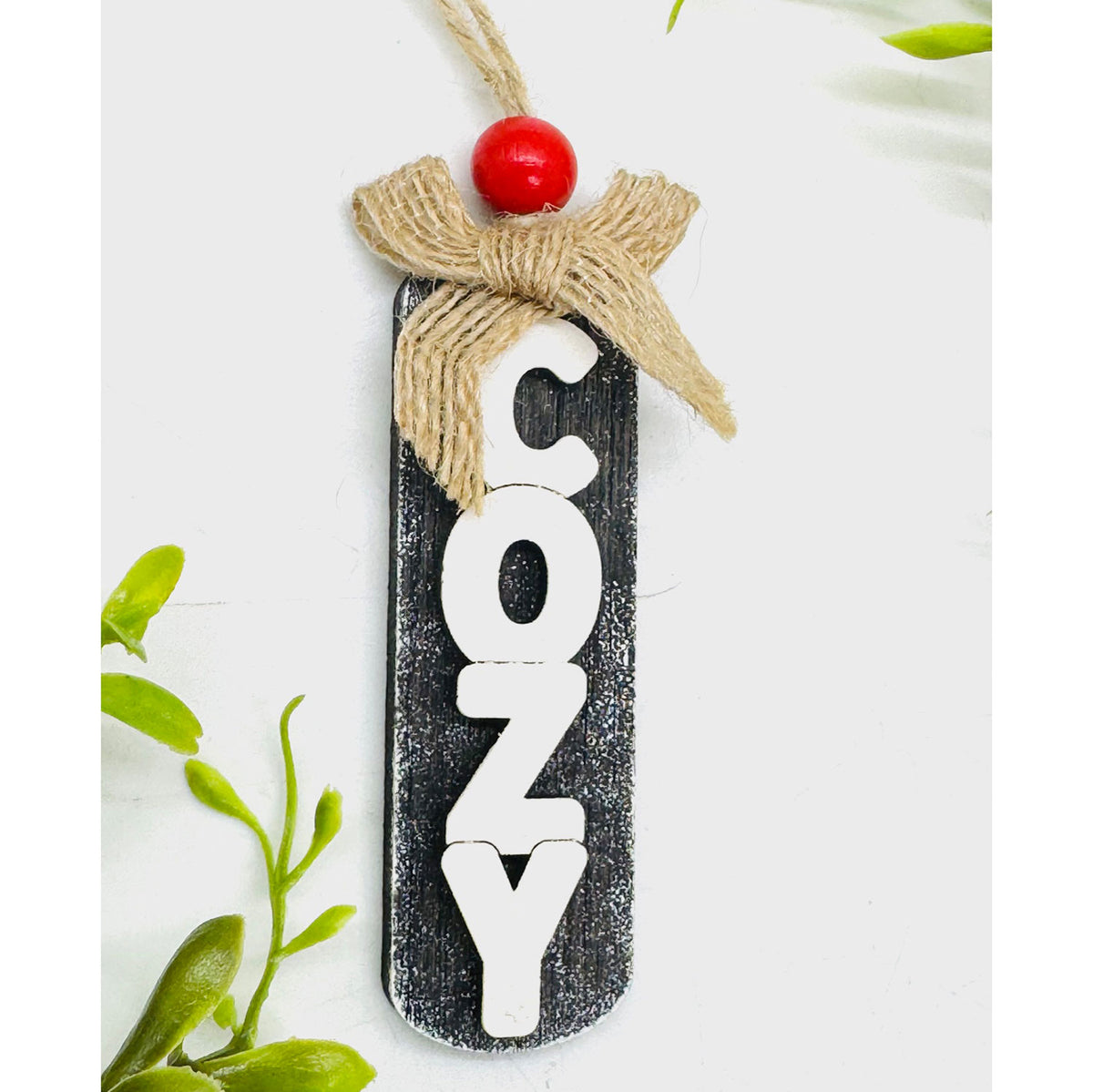 Cozy Christmas Car Charm - Glowforge