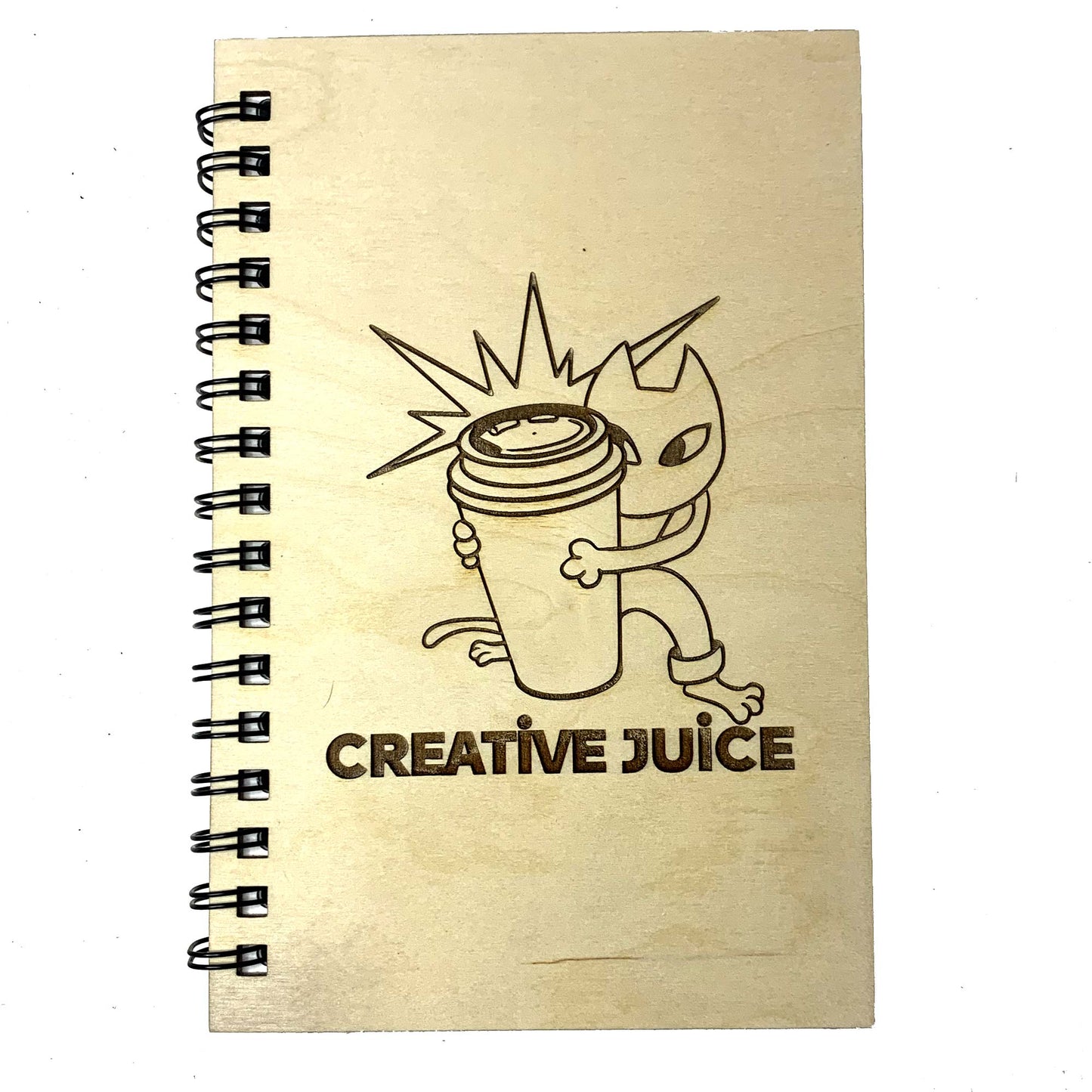 Creative Juice Wood Journal Sketchbook Notebook Cover - Glowforge