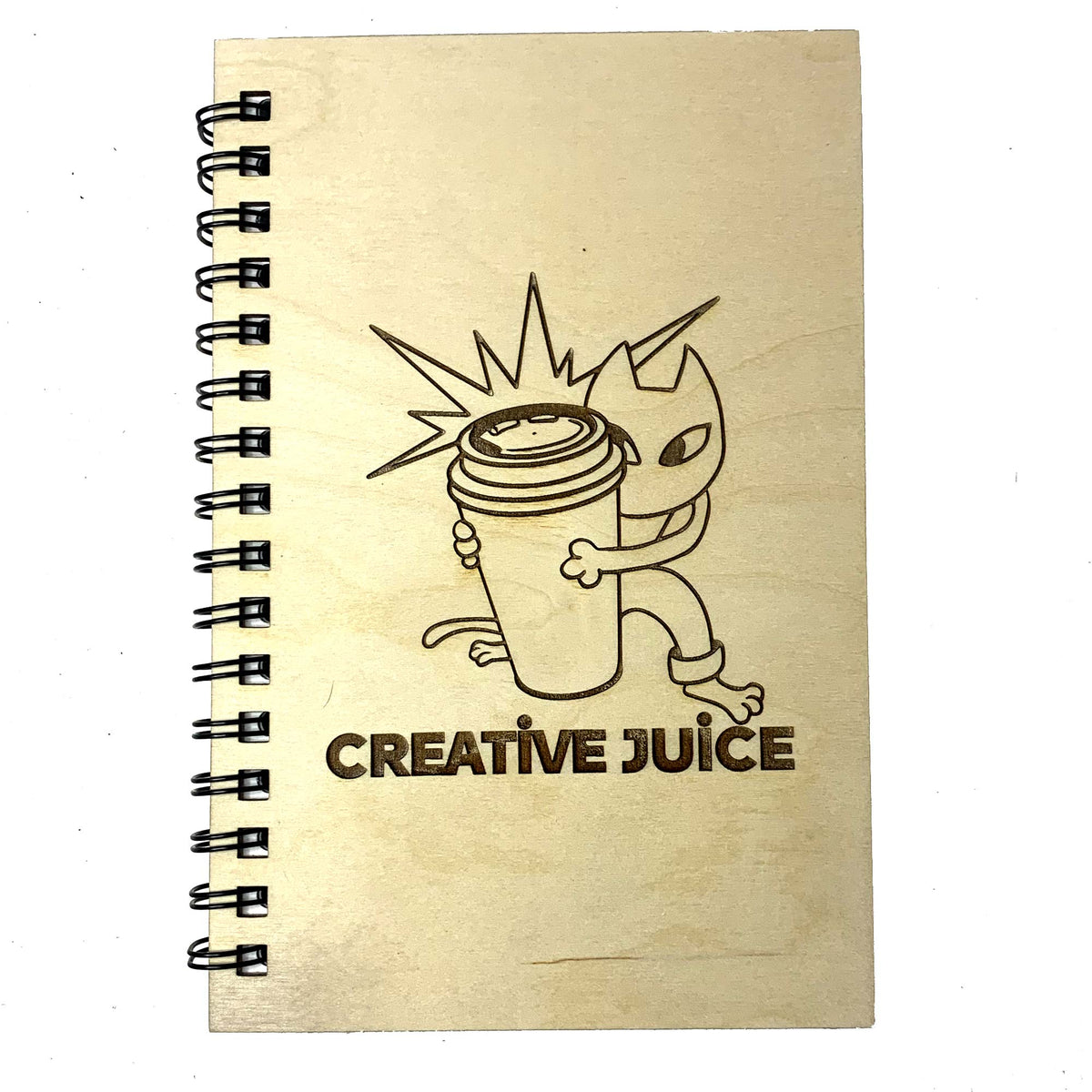 Creative Juice Wood Journal Sketchbook Notebook Cover - Glowforge