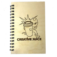 Creative Juice Wood Journal Sketchbook Notebook Cover - Glowforge
