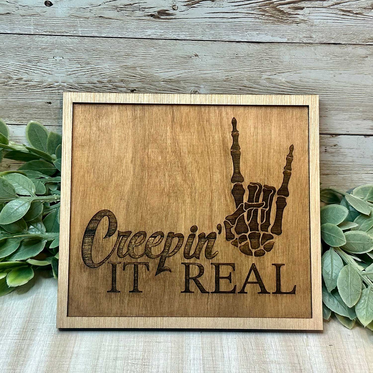Creepin’ It Real Halloween Sign