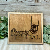 Creepin’ It Real Halloween Sign