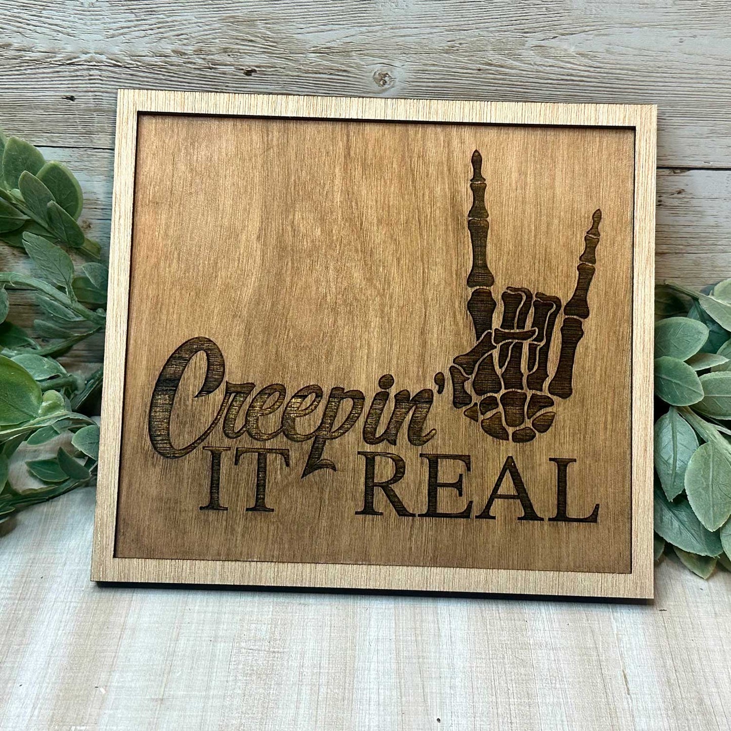Creepin’ It Real Halloween Sign