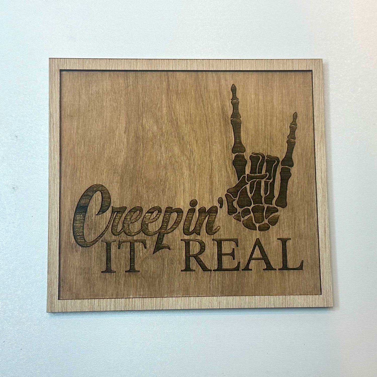 Creepin’ It Real Halloween Sign