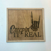 Creepin’ It Real Halloween Sign