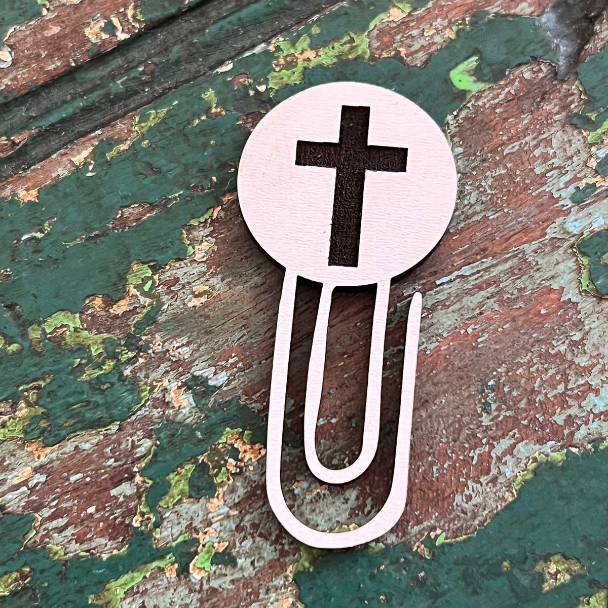 Cross Engraved Paperclip / Bookmark (Set of 2) - Glowforge