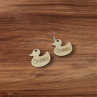 Cruisin' Cruise Duck Earrings - Glowforge