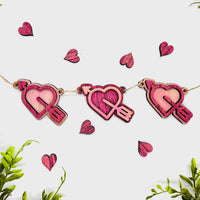 Cupid Heart Garland - Valentines Decor - Glowforge