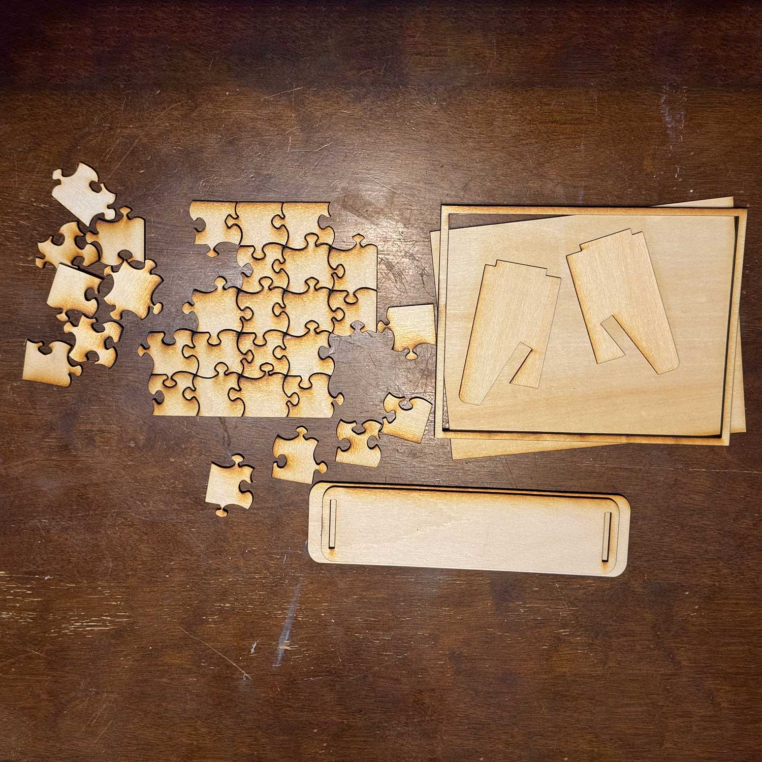 Customizable 5x7 Puzzle with Frame and Stand – Glowforge Shop