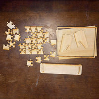 Customizable 5x7 Puzzle with Frame and Stand - Glowforge