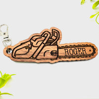Customizable Chainsaw Keychain - Glowforge