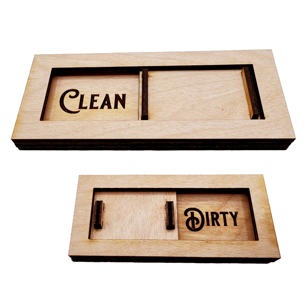 Customizable Clean / Dirty Sliders for Dishwasher / Washing Machine (Large and Small)