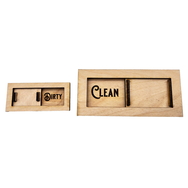 Customizable Clean / Dirty Sliders for Dishwasher / Washing Machine (L