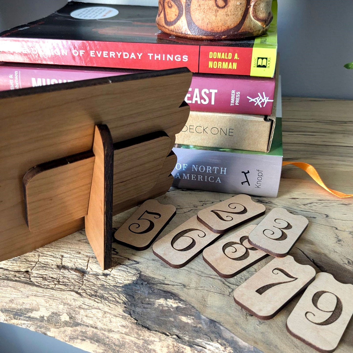 Customizable Counter for Books Read Shelf Sitter - Glowforge