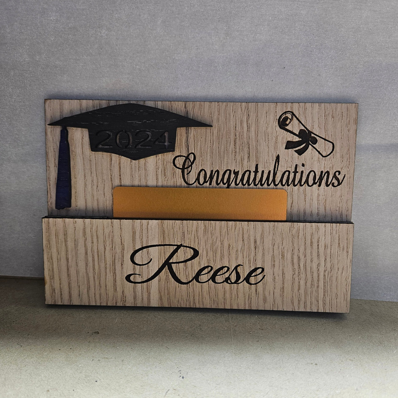 Customizable Graduation Gift Card Holder Glowforge Shop Customizable Graduation Gift Card Holder Glowforge Shop