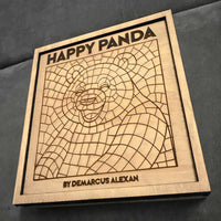 Customizable Happy Panda Marker Box - Glowforge