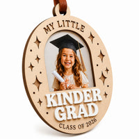 Retro Kindergarten Graduation Ornament - Glowforge