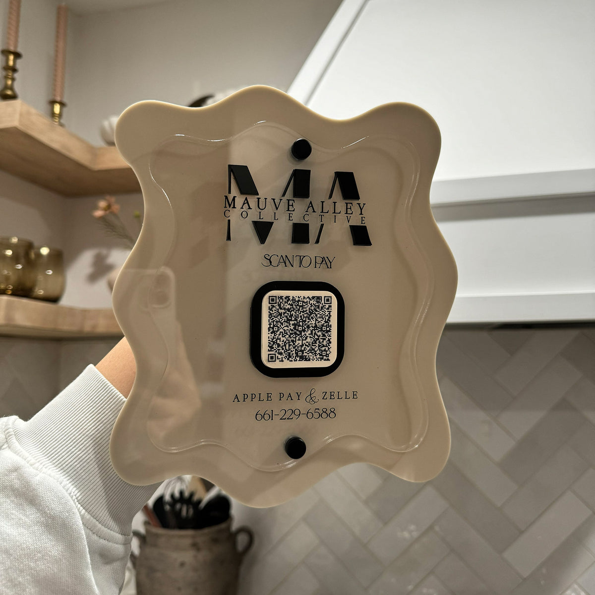 Customizable Scan to Pay Sign - Glowforge