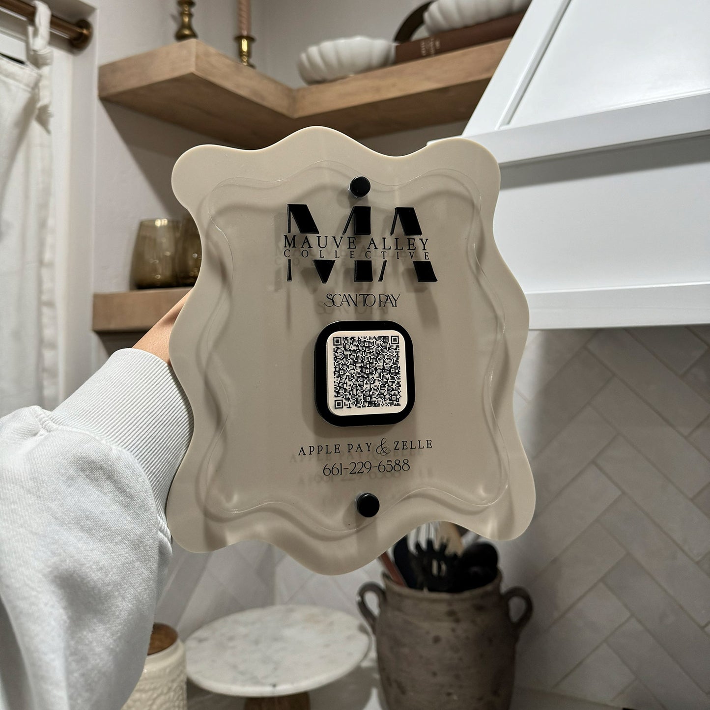 Customizable Scan to Pay Sign - Glowforge
