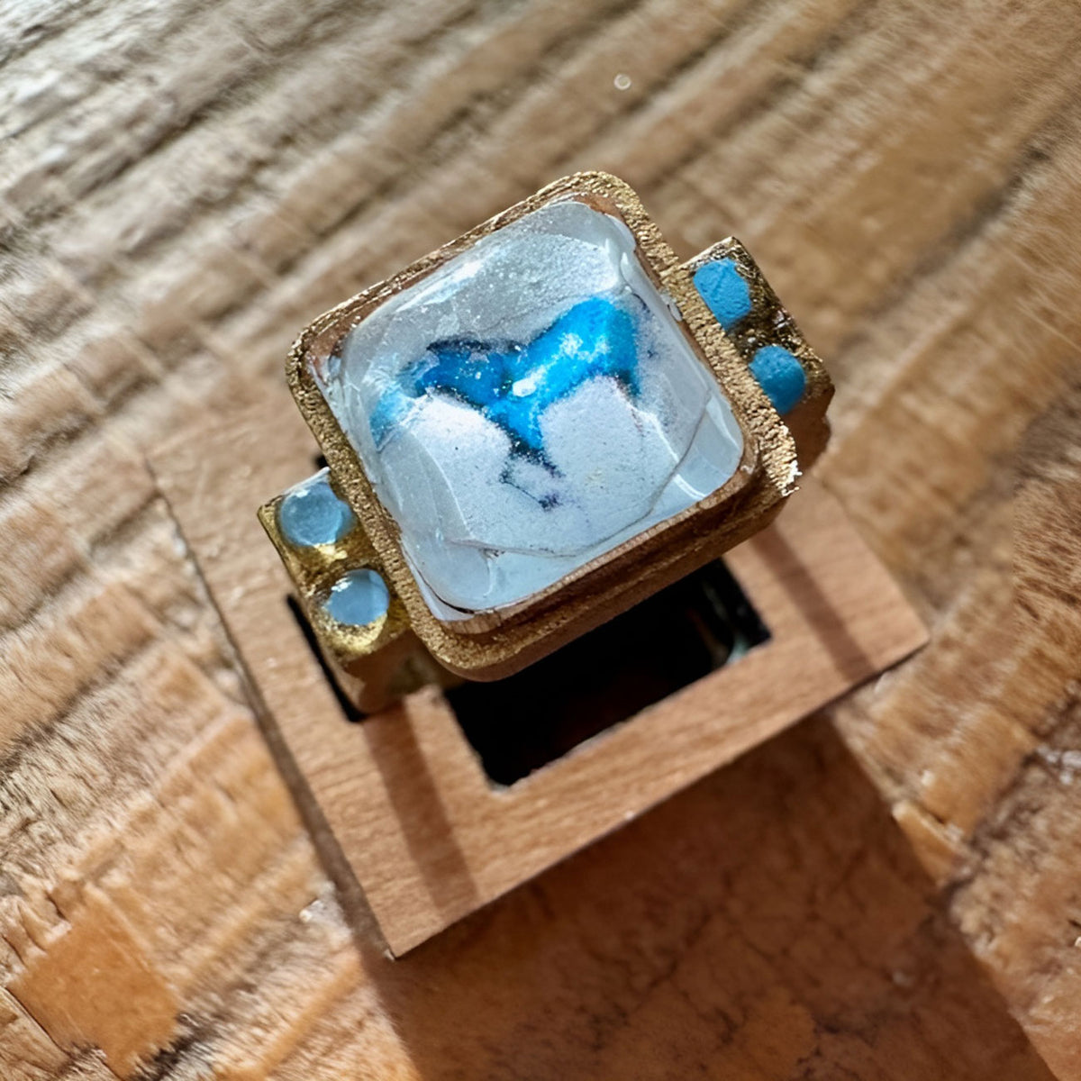 Customizable Wooden Rings (Sizes 5-10) in 5 Ring Designs and 4 Bezels - Glowforge