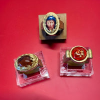 Customizable Wooden Rings (Sizes 5-10) in 5 Ring Designs and 4 Bezels - Glowforge