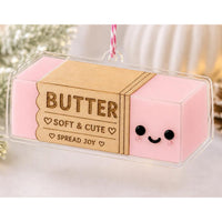 Cute Butter Squishy Ornament - Glowforge
