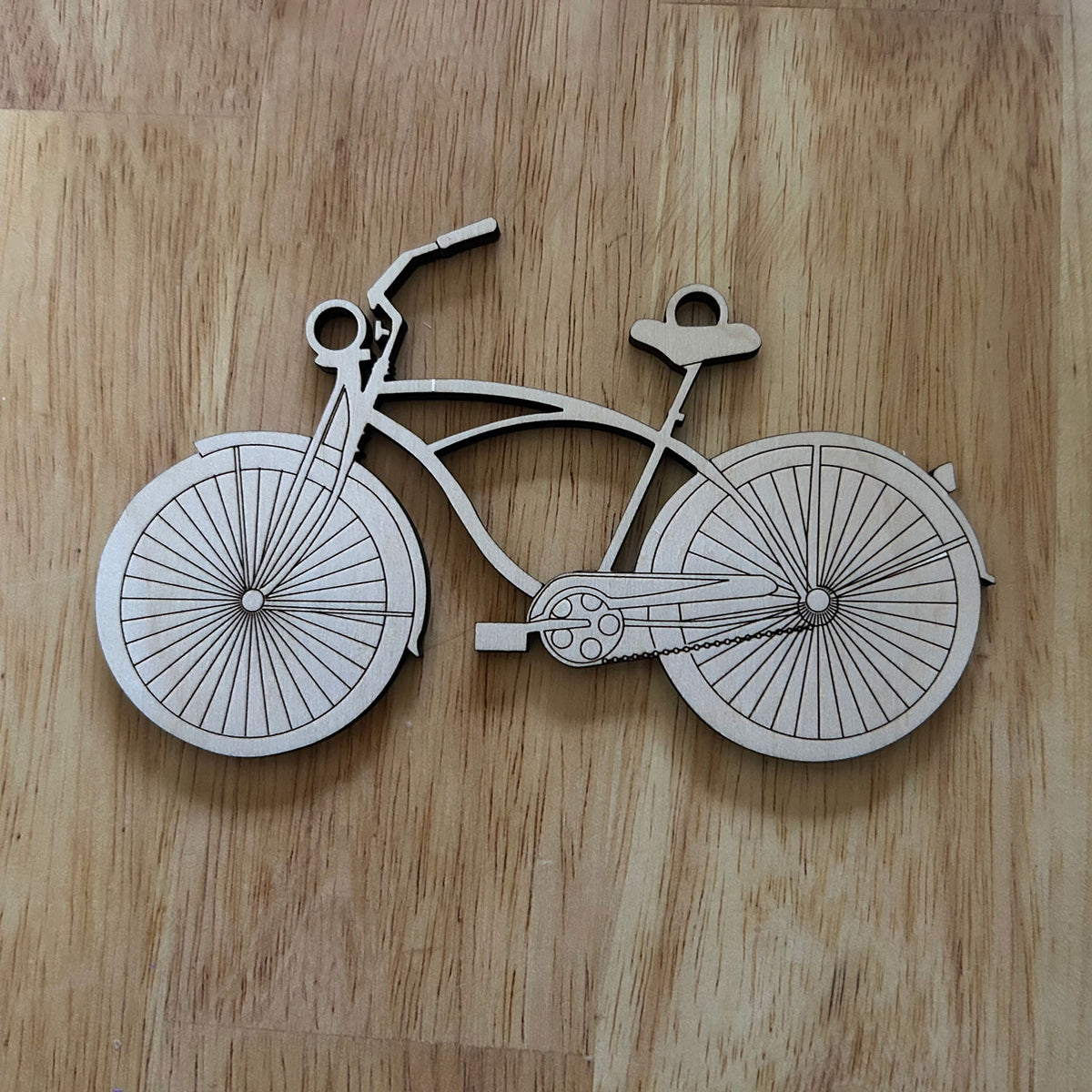 Cute Cruiser Bicycle Ornament - Glowforge